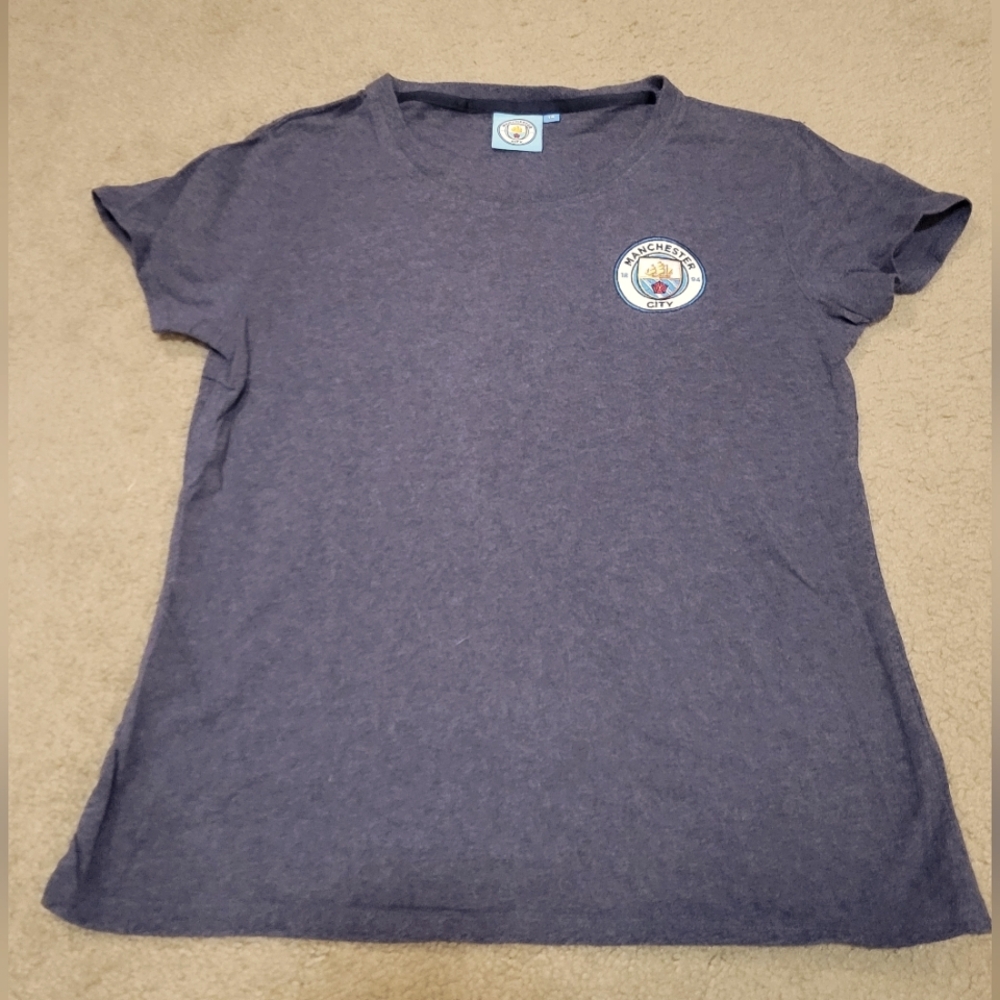 Women's Blue-gray Manchester City T-Shirt